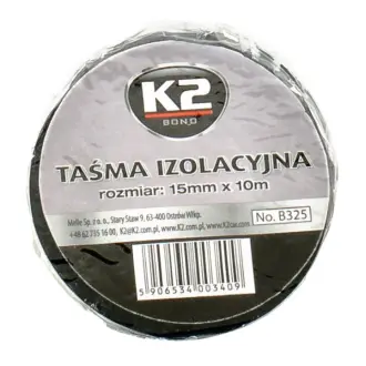 Стрічка ізоляційна 15x0,13 mm 10 m (чорна) K2 B325