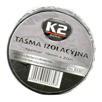 Стрічка ізоляційна 15x0,13 mm 10 m (чорна) K2 B330
