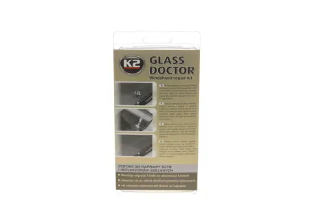 Клей для ремонту вітрового скла Glass Doctor прозорий 0,8 мл K2 B350