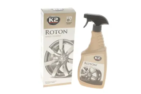 Очисник (засіб для миття) дисків та ковпаків автомобіля / GOLD ROTON WHEEL CLEANER 700 ML K2 G1671