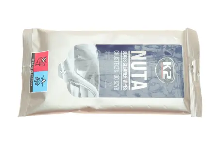 Серветки для очищення скла NUTA GLASS cleaner WIPES 24 шт./20x18 шт K2 K500