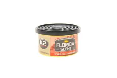 Ароматизатор для салону авто Florida Scent "Ігриста полуниця" 42 г K2 V87TRU