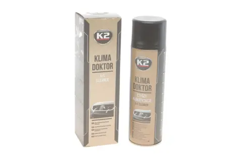 Очищувач для системи кондиціонування Klima Doctor A/C Cleaner аерозоль 500 мл K2 W100