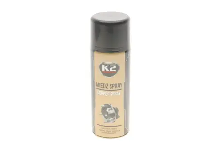 Мастило універсальне PRO Copper Spray рідке мідне коричневе аерозоль 400 мл K2 W122