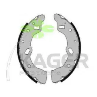 Комплект тормозных колодок KAGER 340222