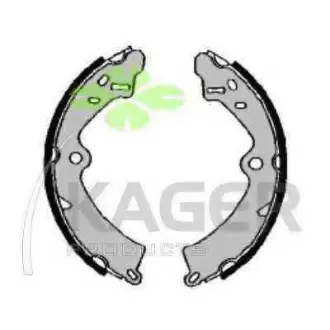 Комплект тормозных колодок KAGER 340459
