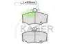 Комплект тормозных колодок, дисковый тормоз KAGER 350202 (фото 1)