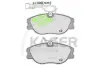 Комплект тормозных колодок, дисковый тормоз KAGER 350238 (фото 1)
