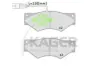 Комплект тормозных колодок, дисковый тормоз KAGER 350477 (фото 1)