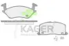 Комплект тормозных колодок, дисковый тормоз KAGER 350598 (фото 1)