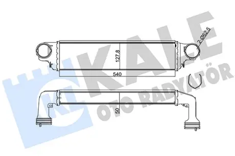 BMW Інтеркулер 3 E46 318d/330d, X3 E83 2.0d/3.0d KALE 344805