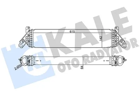Интеркулер Mazda 3, 6, Cx-5 (12-) 2.2 D KALE 344960