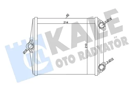 DB Радіатор опалення W126 79- KALE 346645
