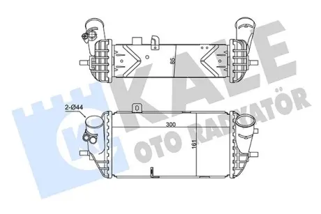 HYUNDAI Інтеркулер i20/30,Solaris IV,Kia Ceed,Rio III,IV 1.1/1.6CRDi KALE 350785