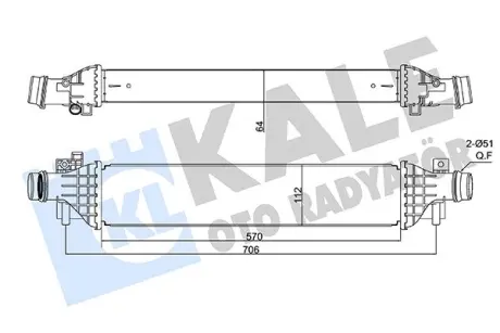 OPEL Інтеркулер Mokka,Chevrolet 1.4 KALE 350920