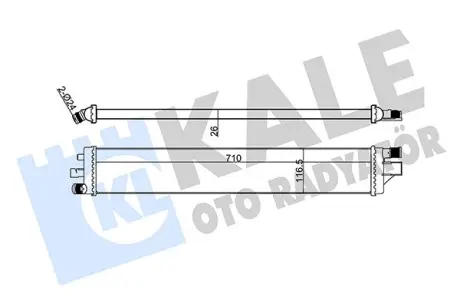 RENAULT Радіатор охолодження Master III 2.3dCi 10- KALE 352365