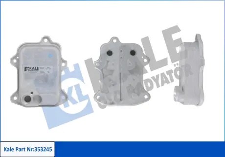 VW Оливний радіатор Audi A1/3,Golf V,VI,Passat,Tiguan,Touran,Skoda Fabia II,Octavia II,Rapid KALE 353245