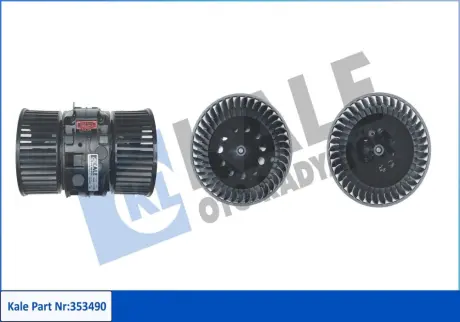 Електровентилятор отопителя Renault Trafic III (15-), Scenic (09-)/Opel Vivaro (15-)/Nissan NV300 (17-) OTO RADYATOR KALE 353490