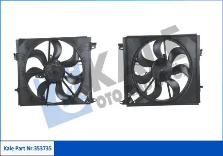 Вентилятор охолодження радіатора з кожухом Renault Megane IV OTO RADYATOR KALE 353735