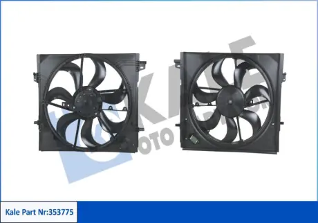 Вентилятор охолодження радіатора з кожухом Nissan Qashqai II OTO RADYATOR KALE 353775