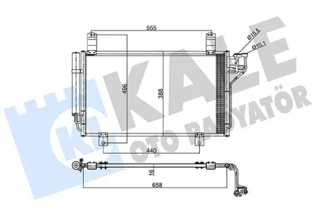 Радіатор кондиціонера Mazda Cx-5 Condenser OTO RADYATOR KALE 357795