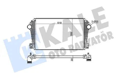 VW Інтеркулер AMAROK 2.0 10- KALE 360705