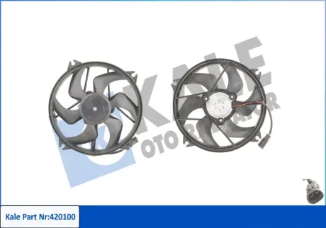 Вентилятор охолодження радіатора з кожухом Citroen C4 / C4 I, C4 II, Ds4 - Peugeot 307, 307 CC OTO RADYATOR KALE 420100