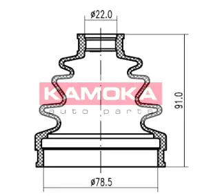 Пыльник, приводной вал KAMOKA 1146972