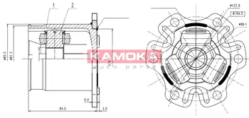 ШРКШ внутрішній KAMOKA 8709