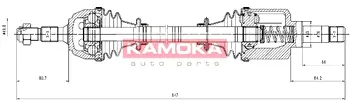 Приводной вал KAMOKA CT1138905