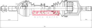 Приводной вал KAMOKA CT1138913