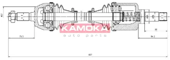 Приводной вал KAMOKA CT1138952