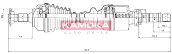 Приводной вал KAMOKA CT1138972