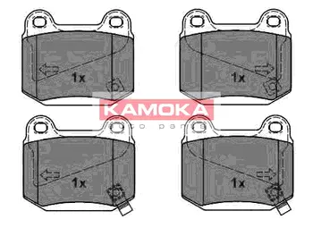 Гальмівні колодки зад. NISSAN 350Z 03\'->;SUBARU IMPREZA 01\'-> KAMOKA JQ101105