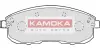 Комплект тормозных колодок, дисковый тормоз KAMOKA JQ101106 (фото 1)
