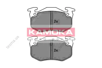 Комплект тормозных колодок, дисковый тормоз KAMOKA JQ1011116 (фото 1)