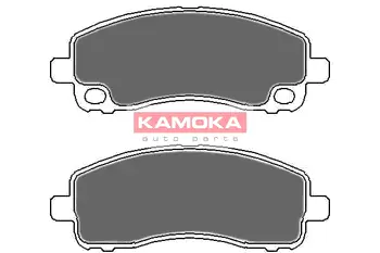 Комплект тормозных колодок, дисковый тормоз KAMOKA JQ101121