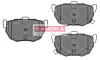 Комплект тормозных колодок, дисковый тормоз KAMOKA JQ1011276 (фото 1)
