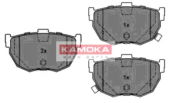 Комплект тормозных колодок, дисковый тормоз KAMOKA JQ1011276