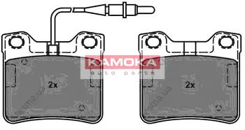 Комплект тормозных колодок, дисковый тормоз KAMOKA JQ101133 (фото 1)