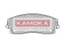 комплект тормозных колодок, дисковый тормоз KAMOKA JQ101134 - фото 1