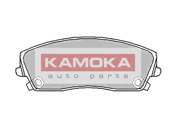 комплект тормозных колодок, дисковый тормоз KAMOKA JQ101134
