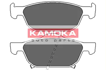 Комплект тормозных колодок, дисковый тормоз KAMOKA JQ101138
