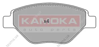 Комплект тормозных колодок, дисковый тормоз KAMOKA JQ101153 (фото 1)