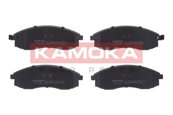 Комплект тормозных колодок, дисковый тормоз KAMOKA JQ101180 (фото 1)