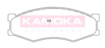 Комплект тормозных колодок, дисковый тормоз KAMOKA JQ101182
