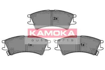 Комплект тормозных колодок, дисковый тормоз KAMOKA JQ1012652