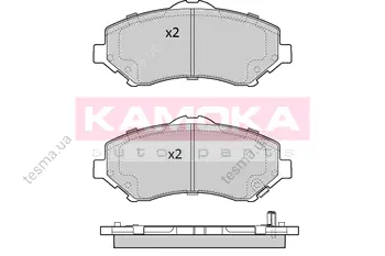 Комплект тормозных колодок, дисковый тормоз KAMOKA JQ101274 (фото 1)