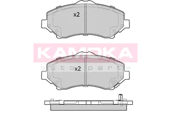 Комплект тормозных колодок, дисковый тормоз KAMOKA JQ101274