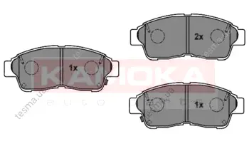 Комплект тормозных колодок, дисковый тормоз KAMOKA JQ1012782 (фото 1)